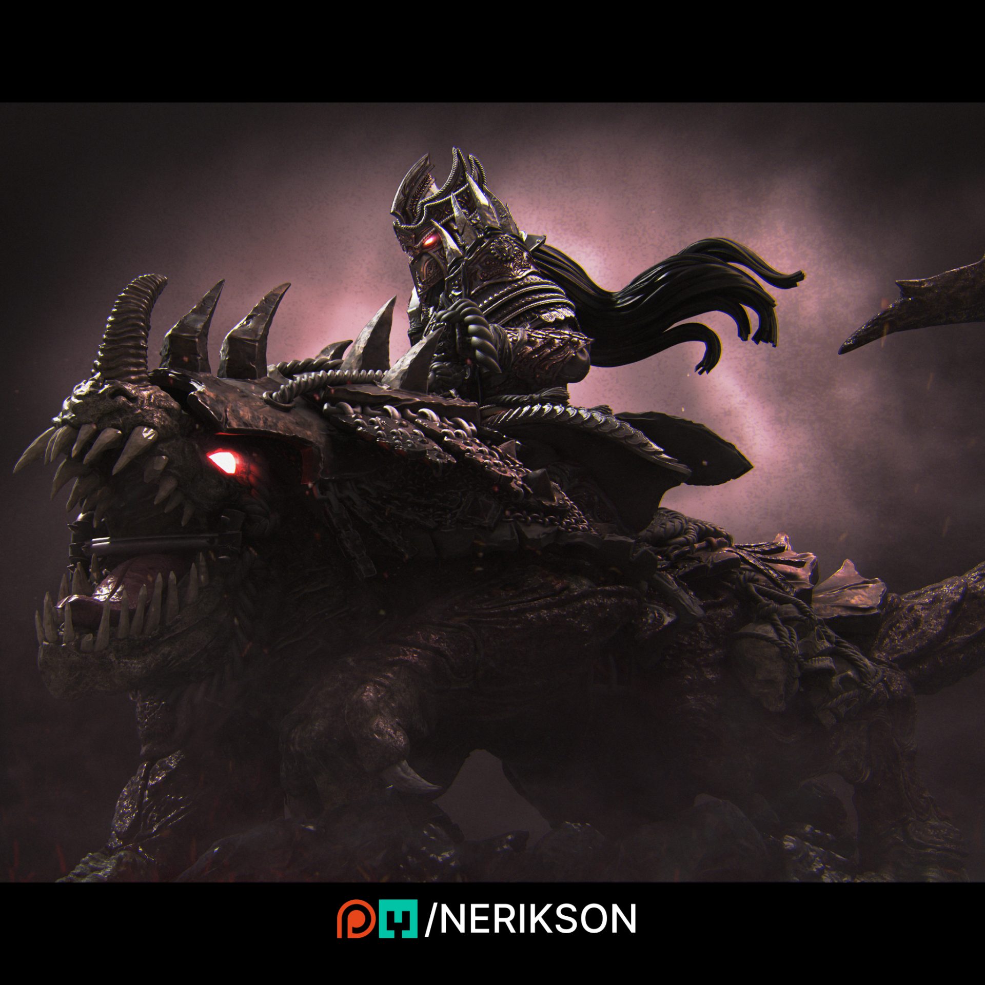 Four Horseman War Montado - Image 2