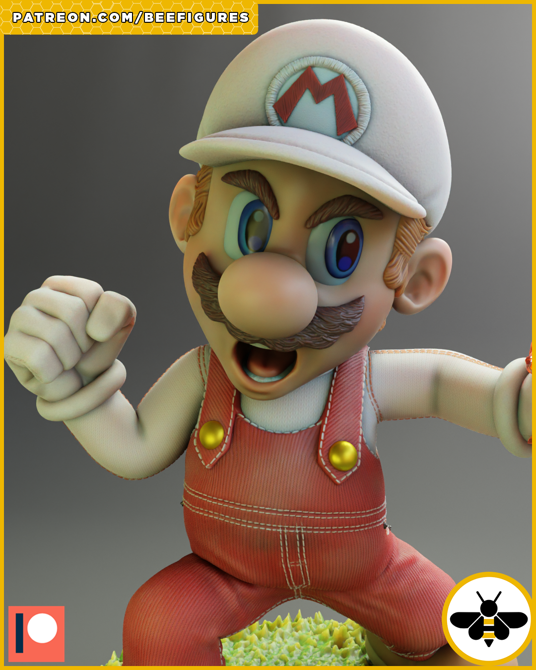 Mario Bros - STL 3D print model - Image 3