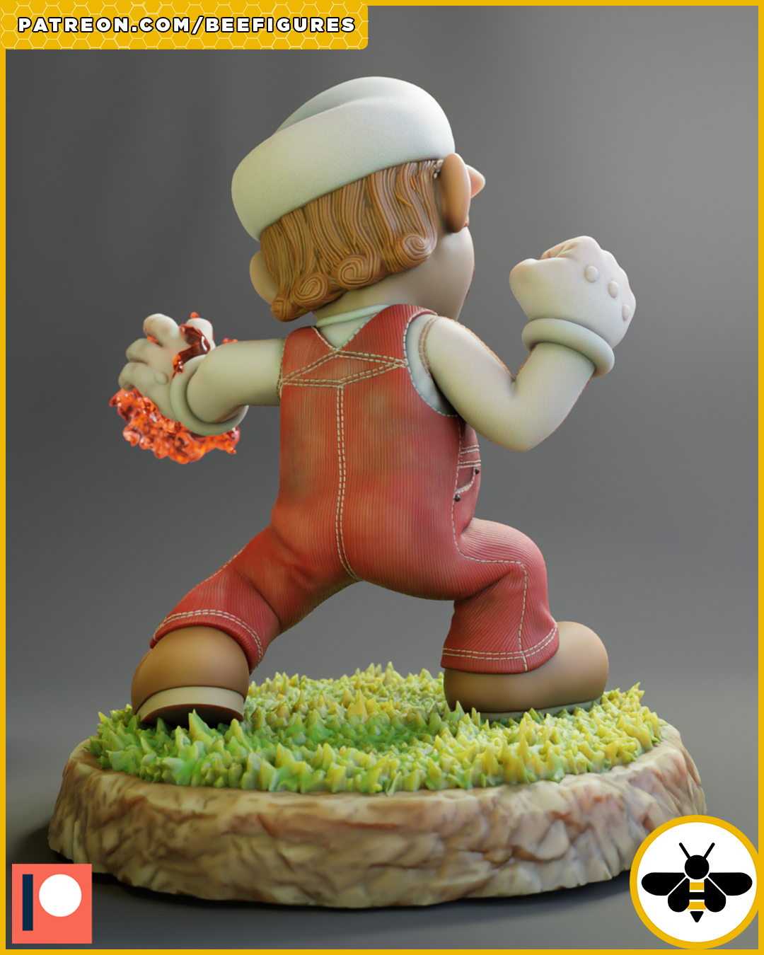 Mario Bros - STL 3D print model - Image 6