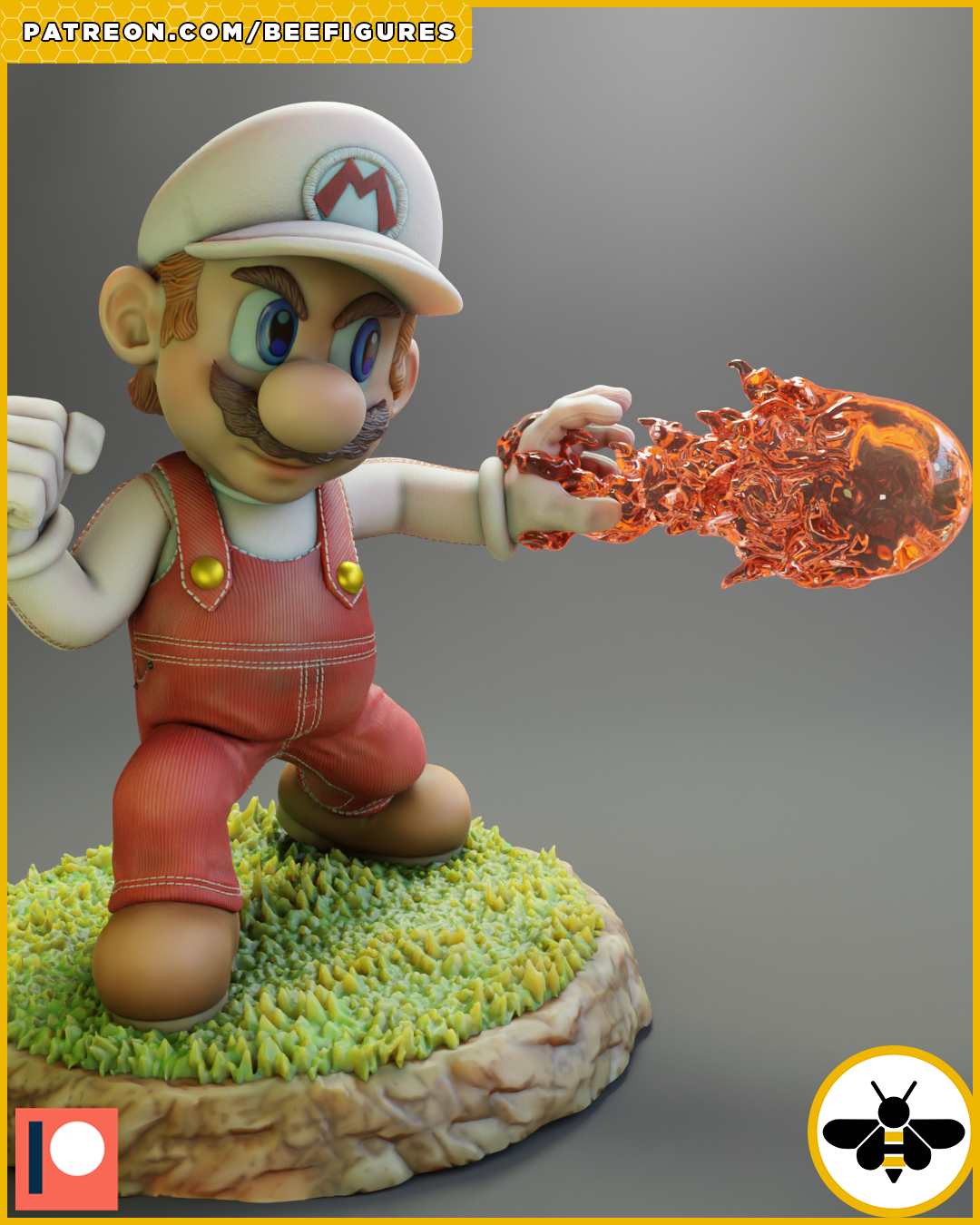 Mario Bros - STL 3D print model STL file for 3D printing