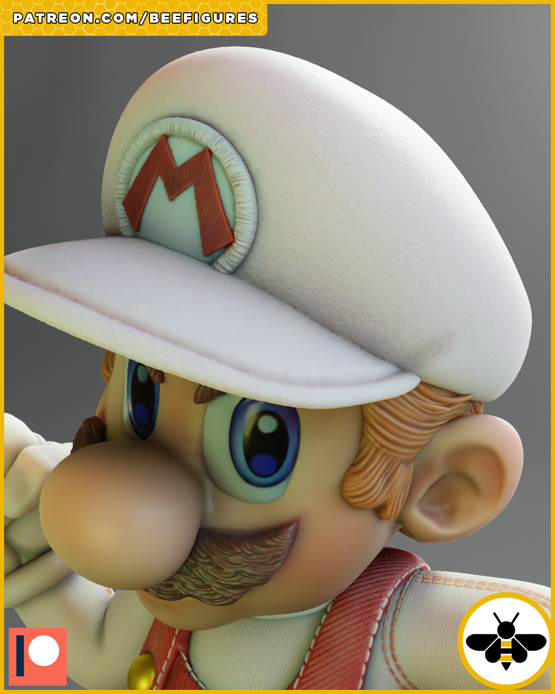 Mario Bros - STL 3D print model - Image 2