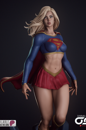 Super Girl- STL NSFW SFW 3D print model STL file for 3D printing