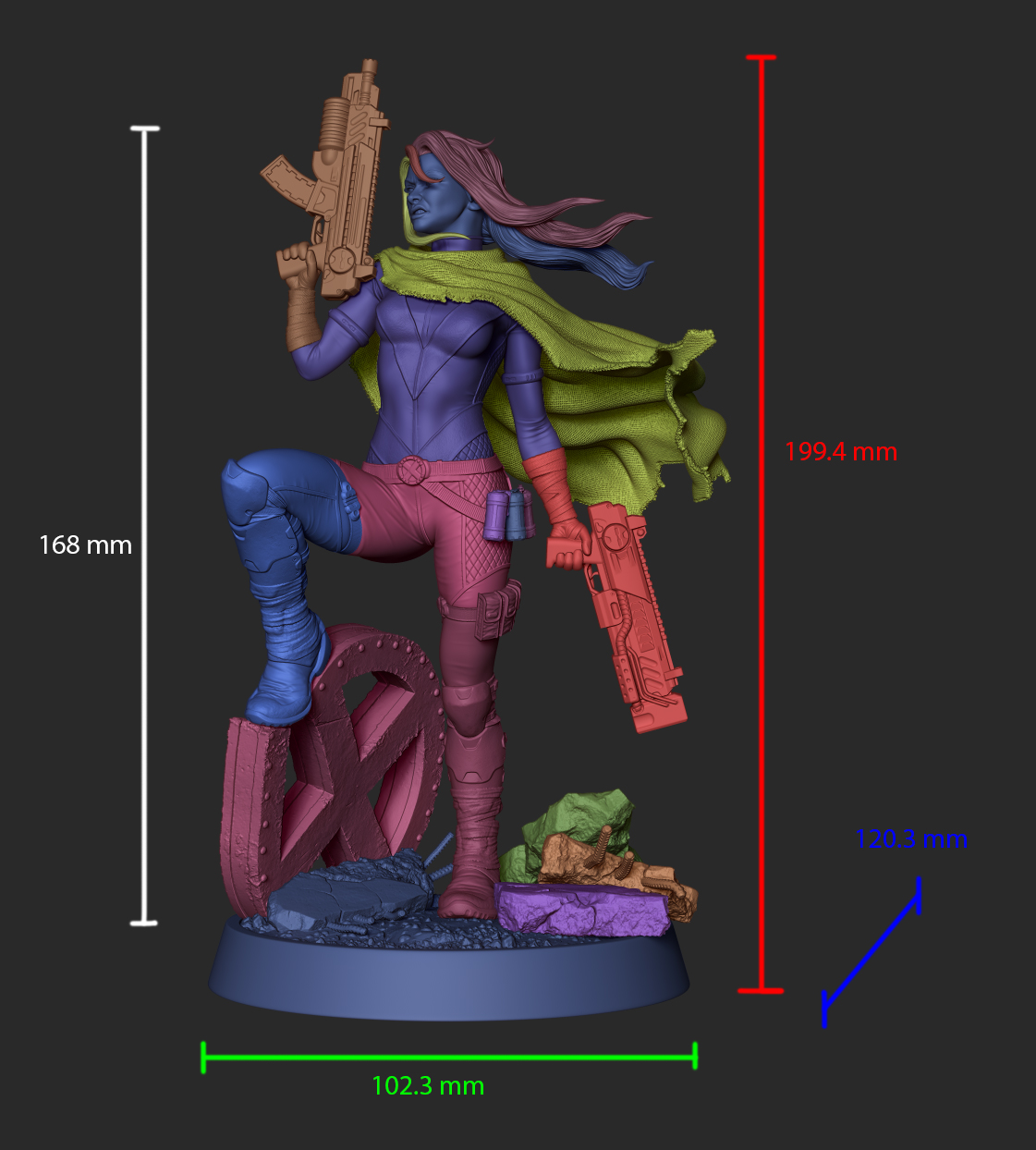 Hope Summers STL 3D print model - Image 2