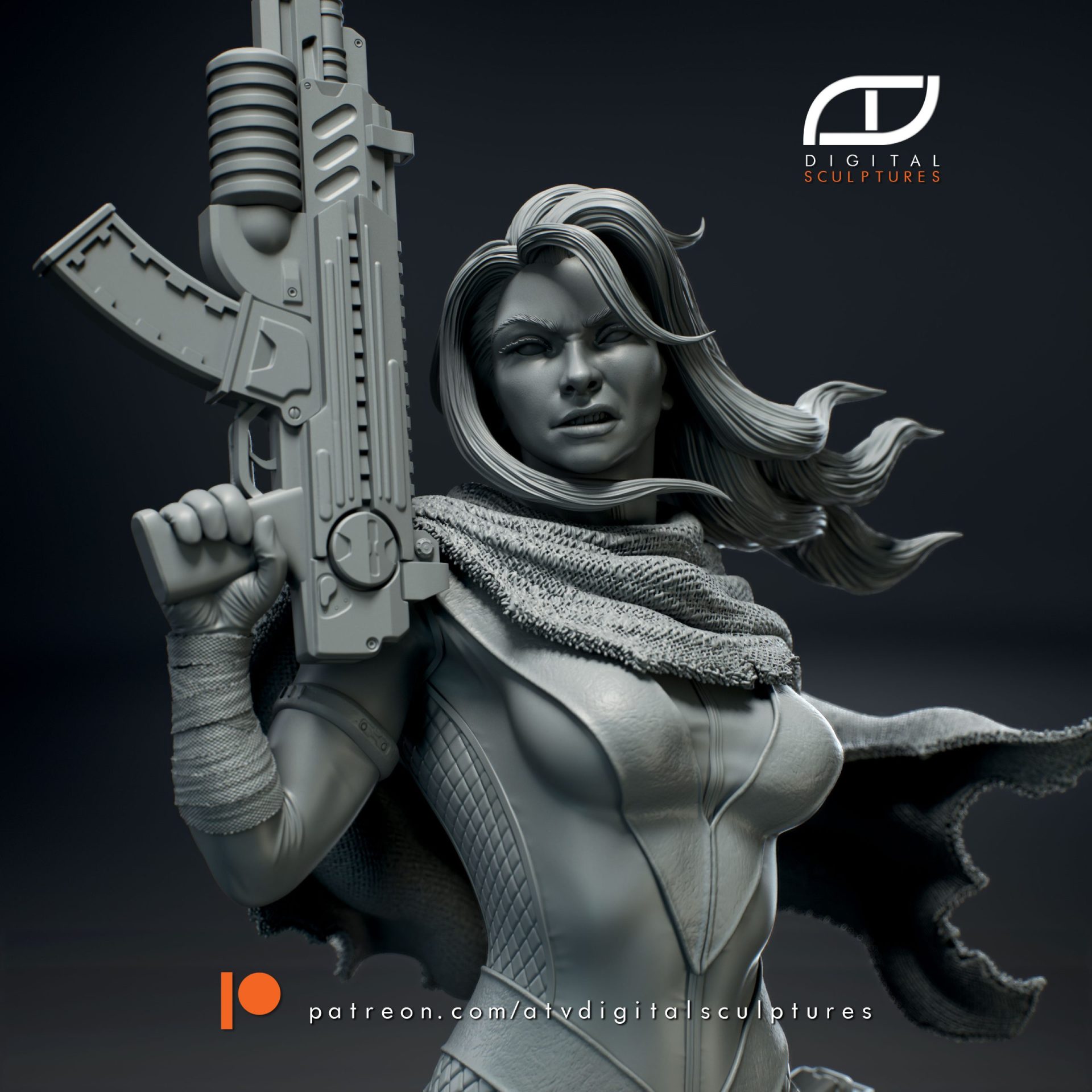 Hope Summers STL 3D print model - Image 6