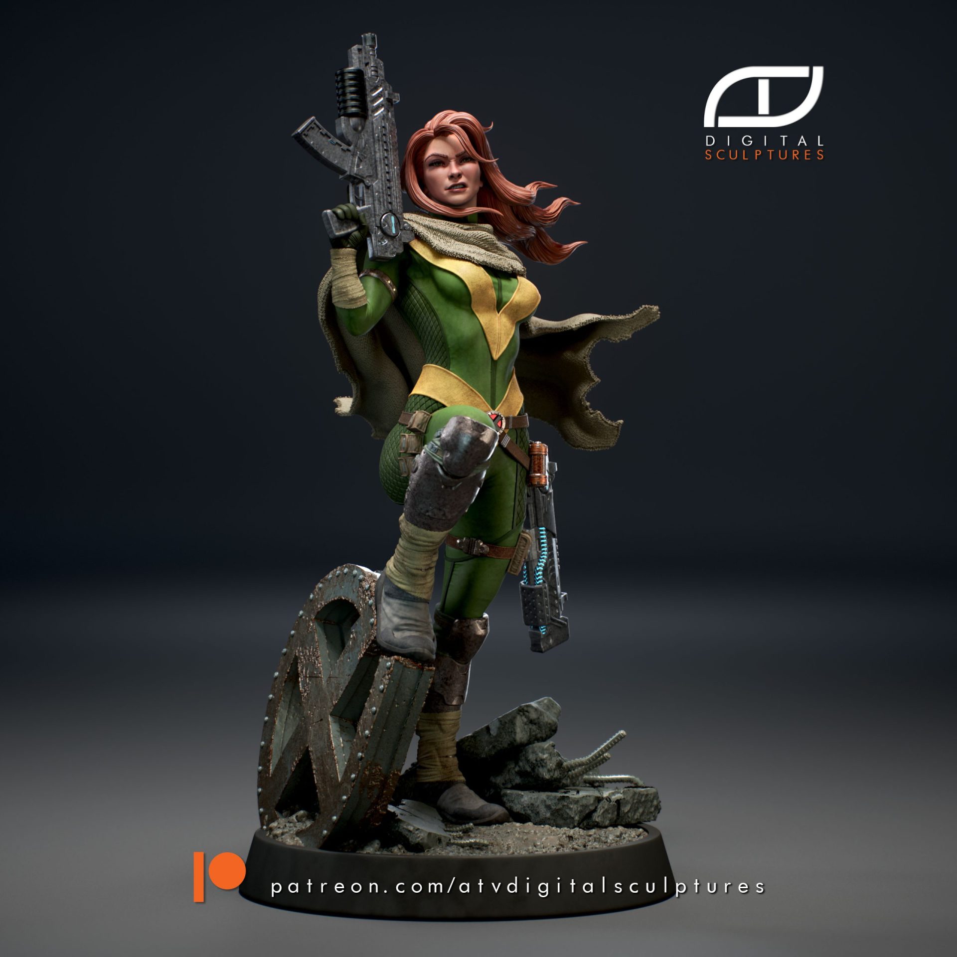 Hope Summers STL 3D print model - Image 10
