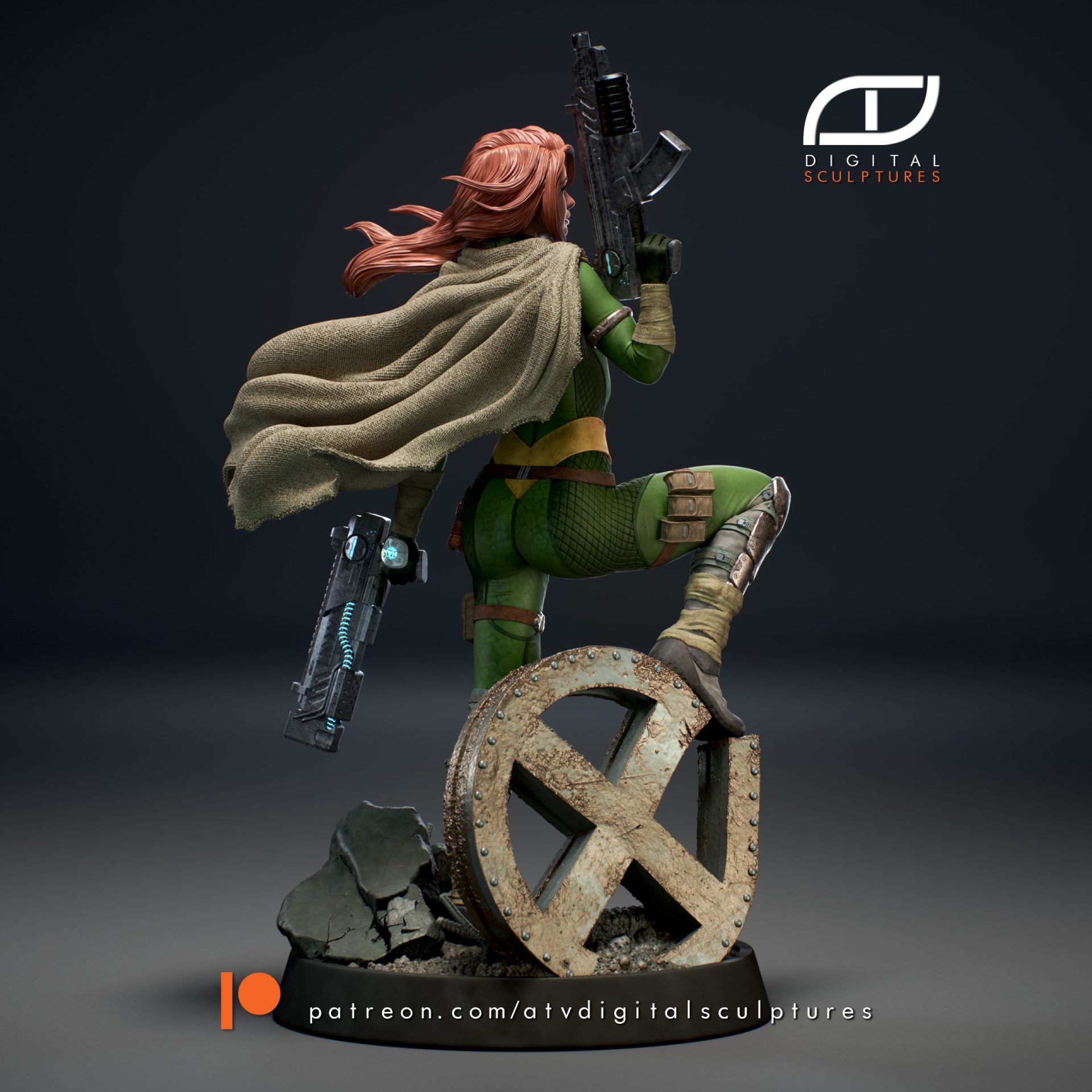 Hope Summers STL 3D print model - Image 11