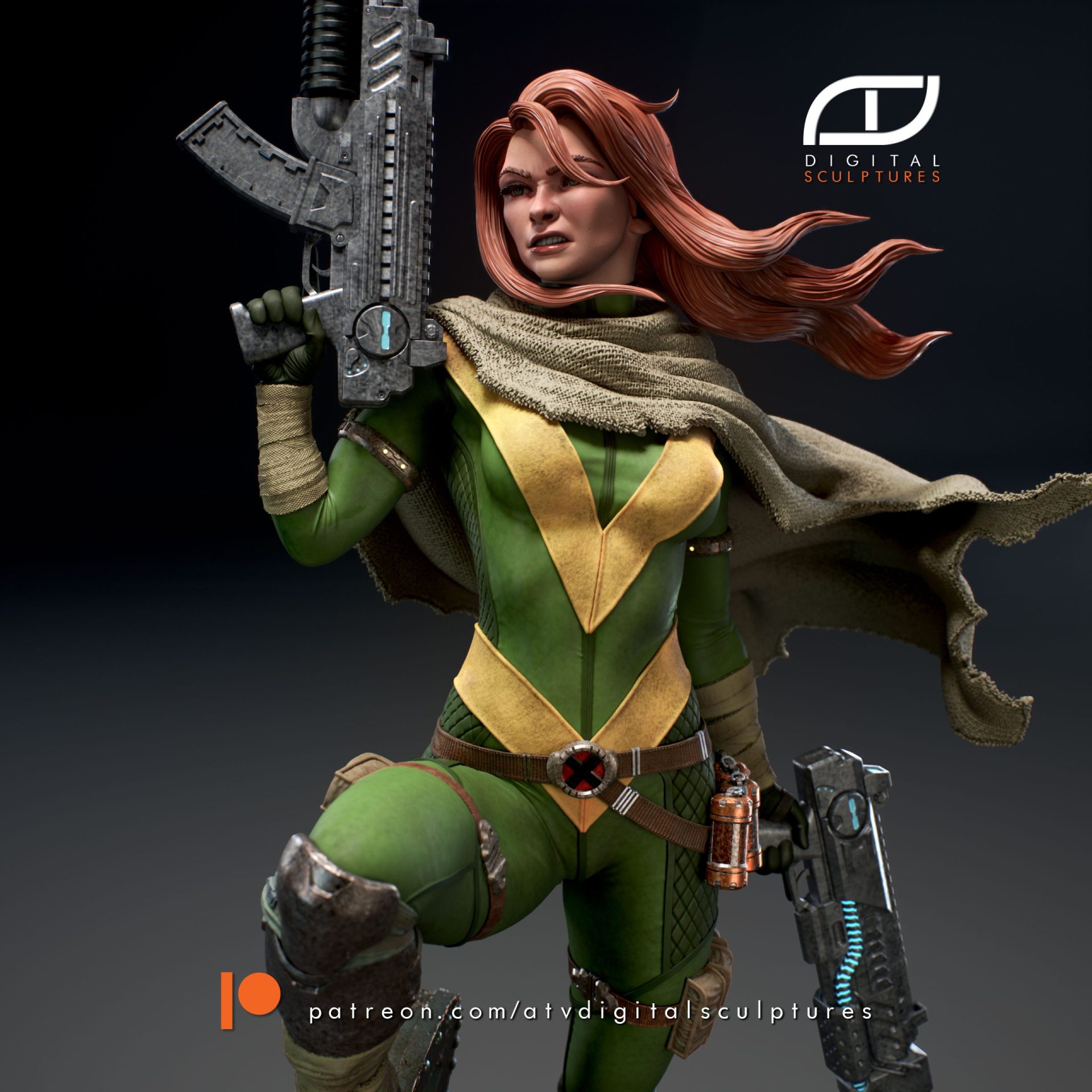 Hope Summers STL 3D print model - Image 12