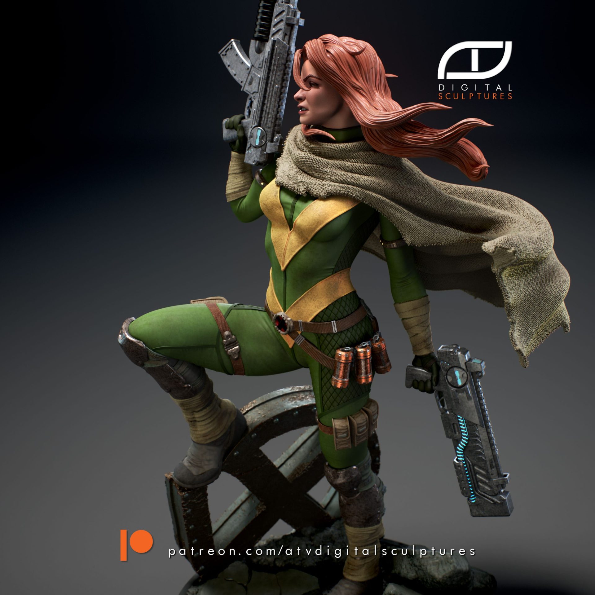 Hope Summers STL 3D print model - Image 14