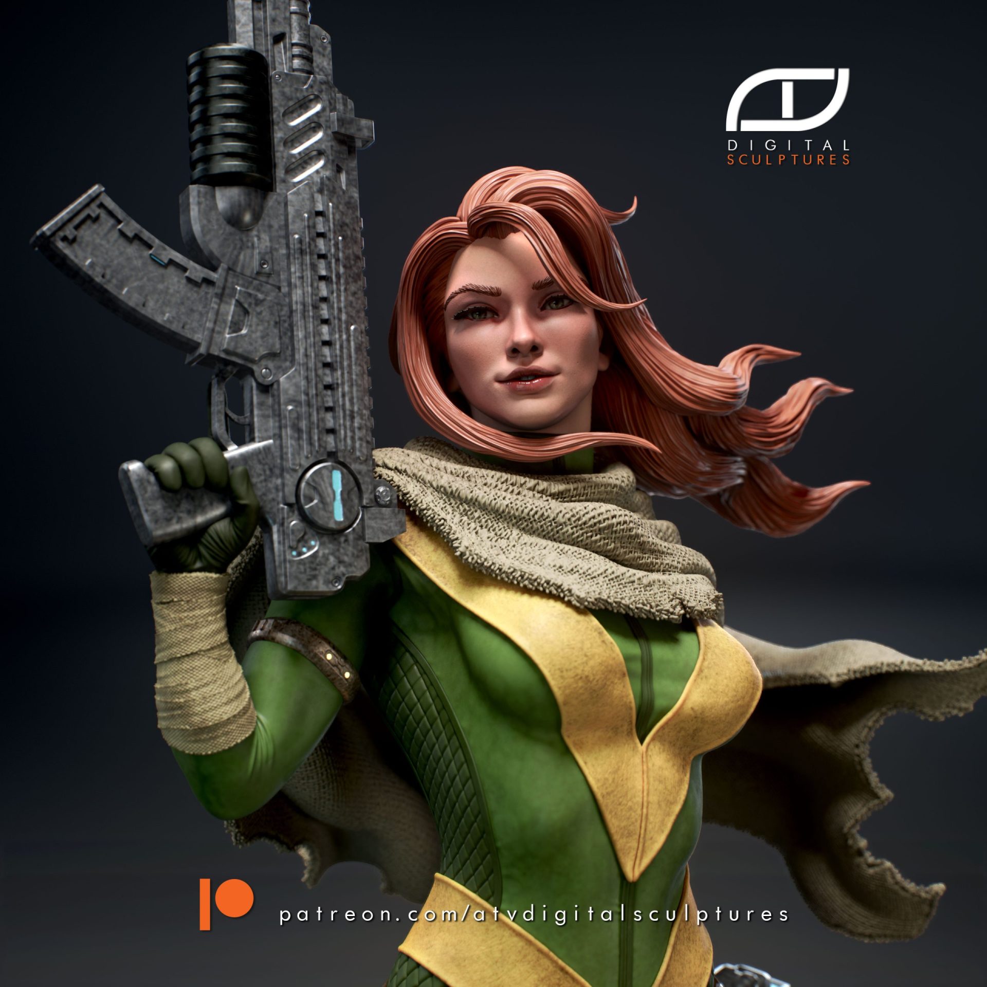 Hope Summers STL 3D print model - Image 15