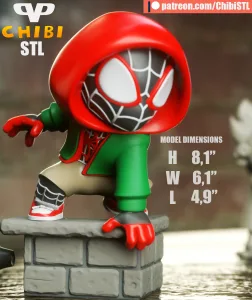 SpiderMan Miles Morales Chibi