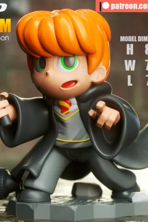 Ron Weasley Chibi STL file for 3D printing