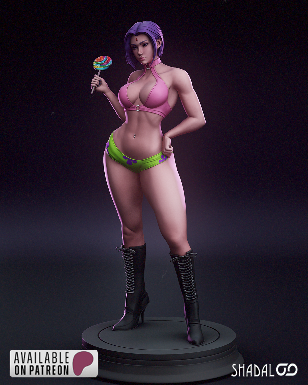 Raven - STL NSFW SFW 3D print model - Image 8