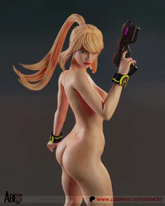 Samus Aran NSFW STL Printable
