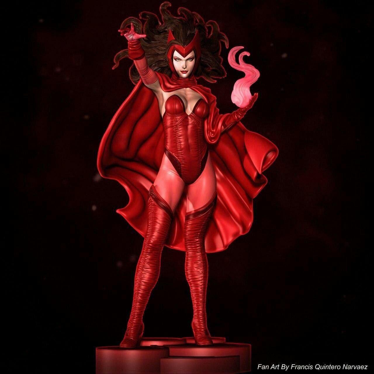 Scarlet Witch STL file for 3D printing