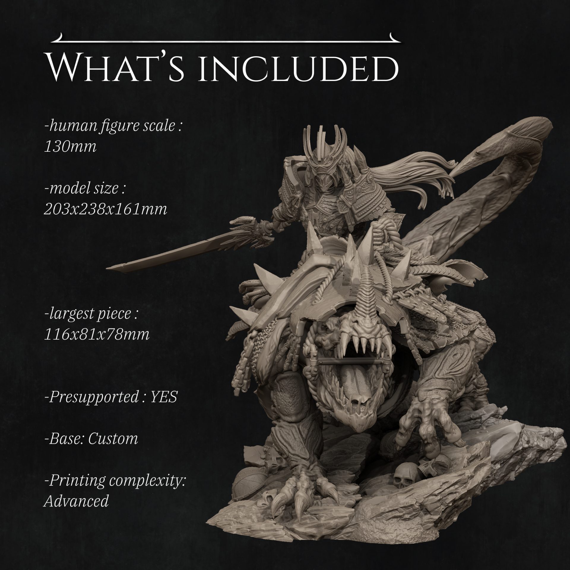 Four Horseman War Montado - Image 10