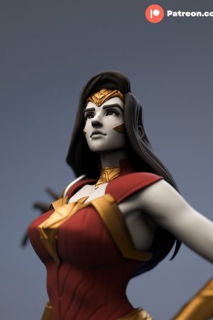 Wonder Woman STL file for 3D printing