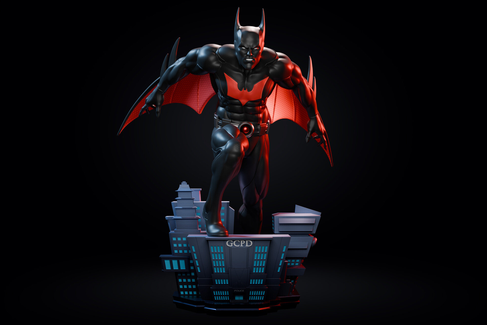 Batman Beyond STL file for 3D printing