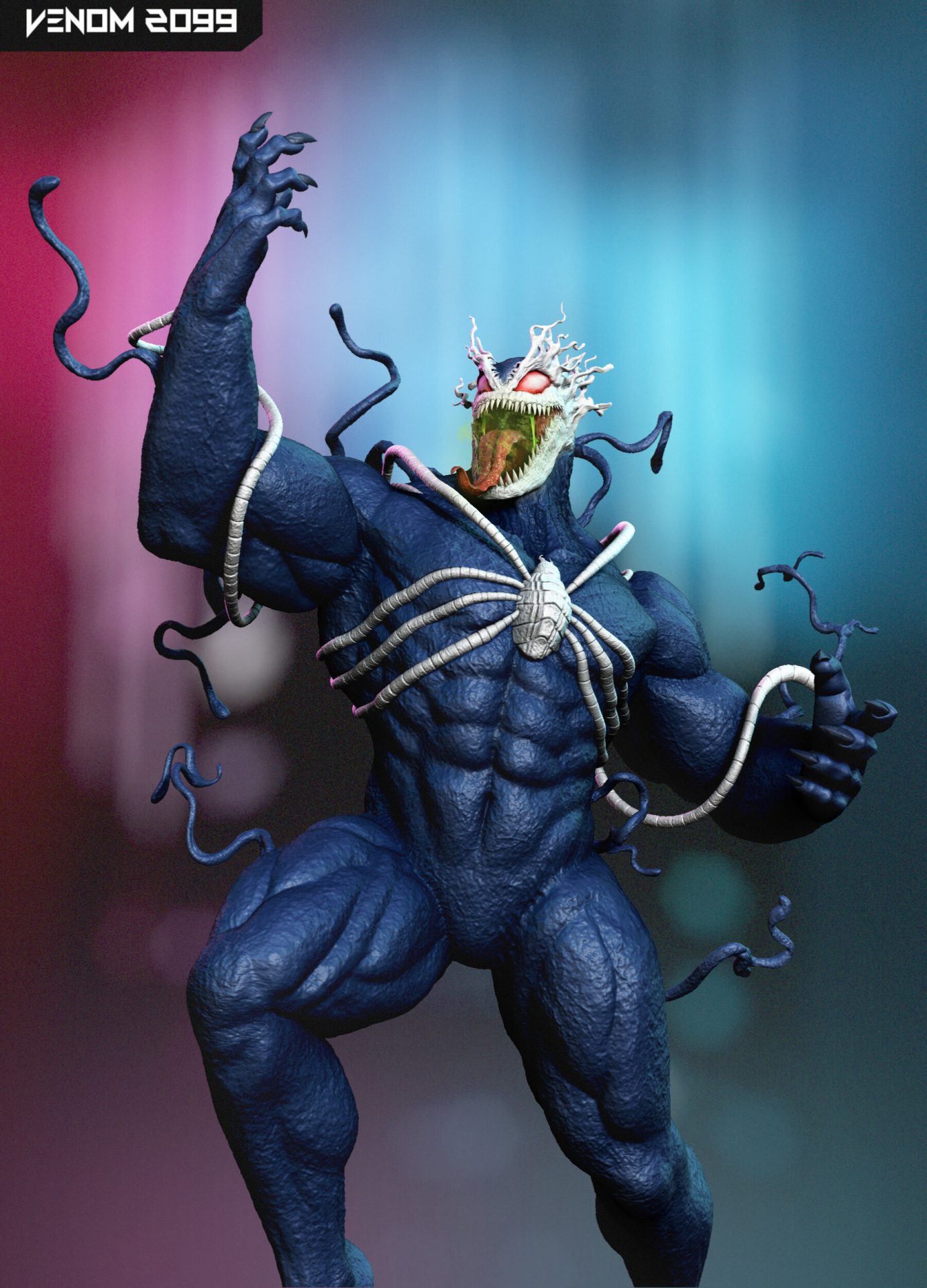 Venom 2099 STL file for 3D printing