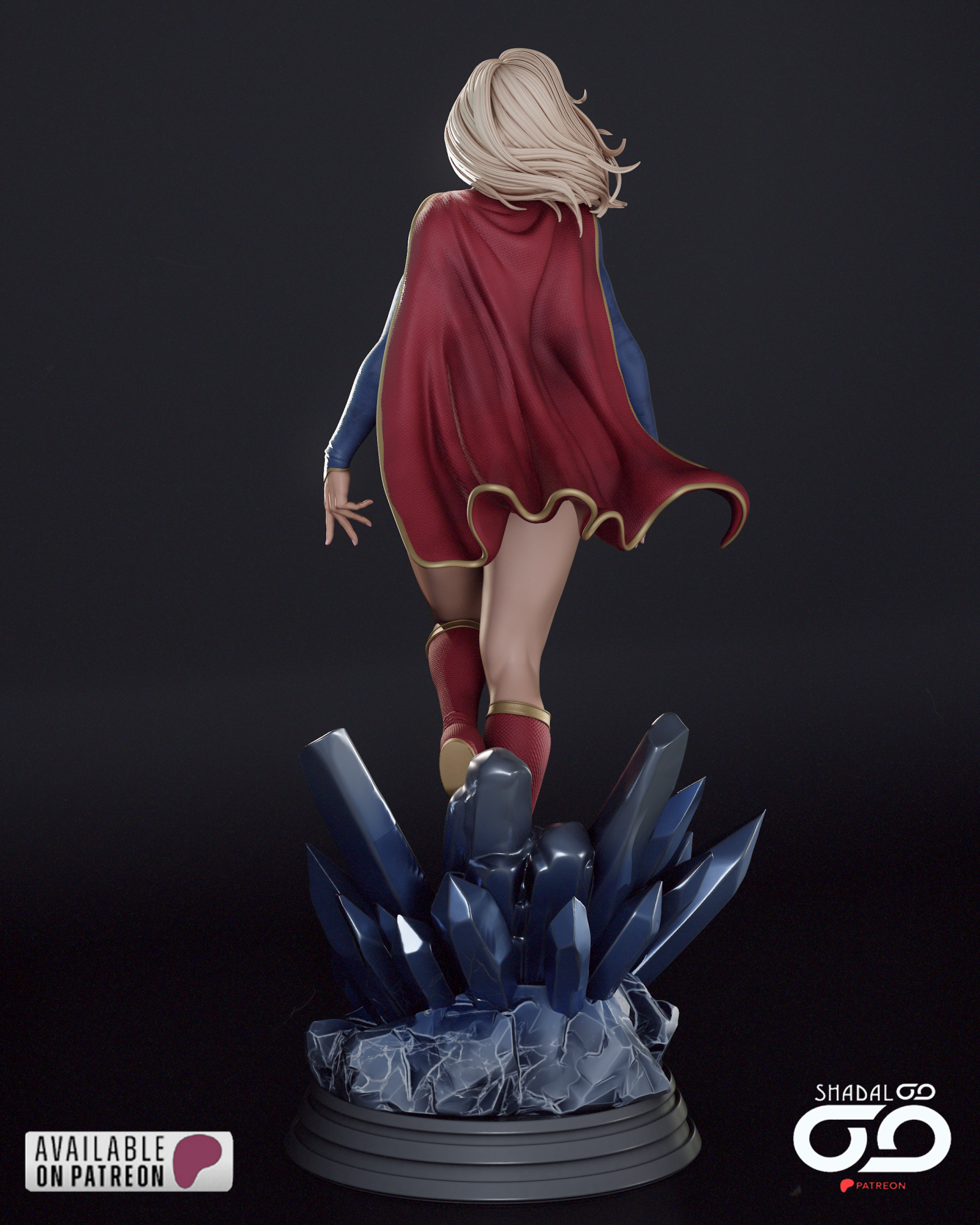 Super Girl- STL NSFW SFW 3D print model - Image 6