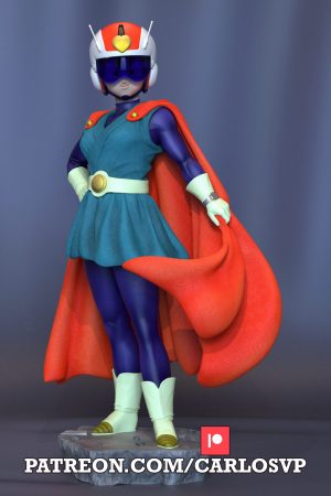 Videl Gran Saiyaman 2 STL file for 3D printing