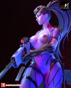 widowmaker – STL NSFW SFW 3D print model