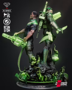 Jhon Stewart Green Lantern Diorama