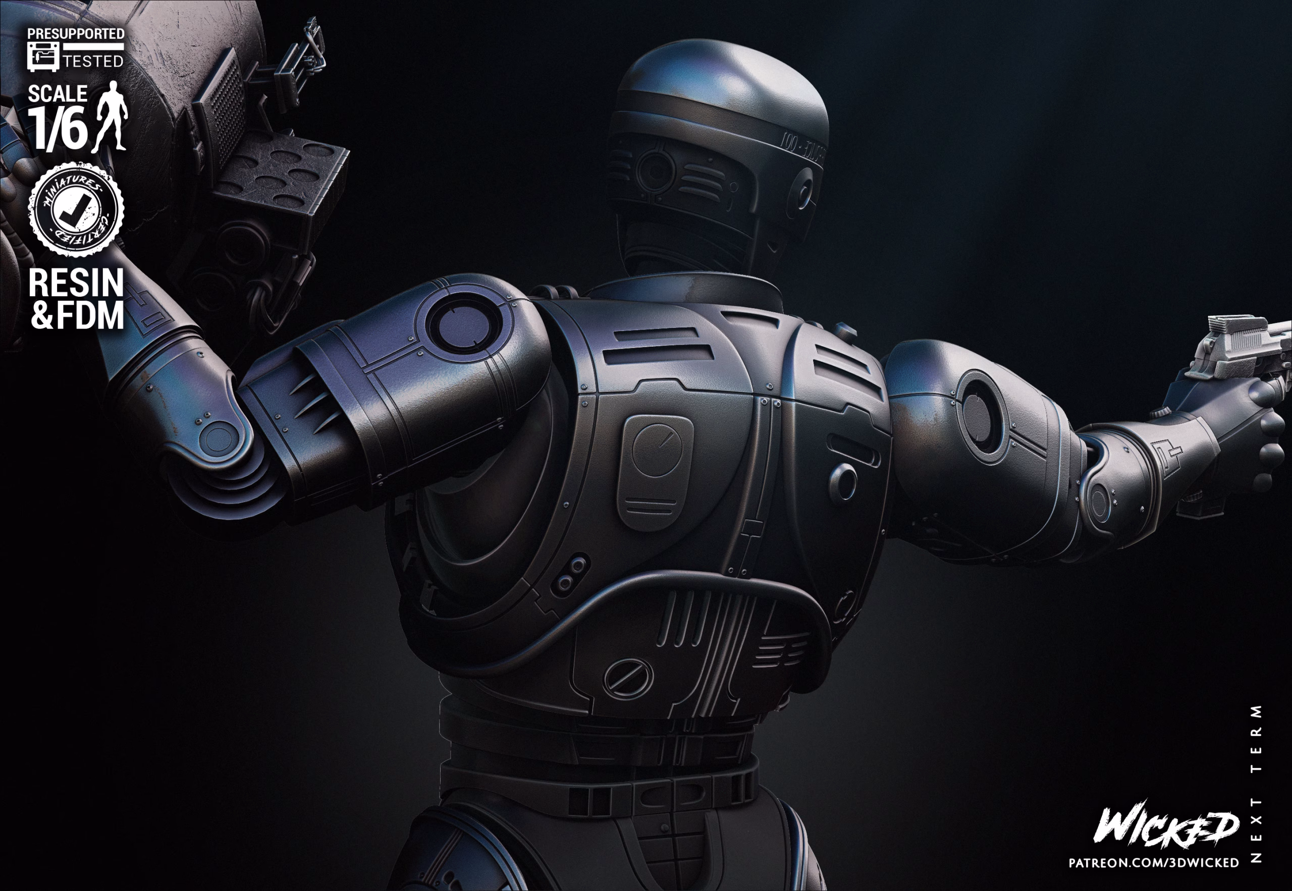 Robocop and ED209 Diorama - Image 5