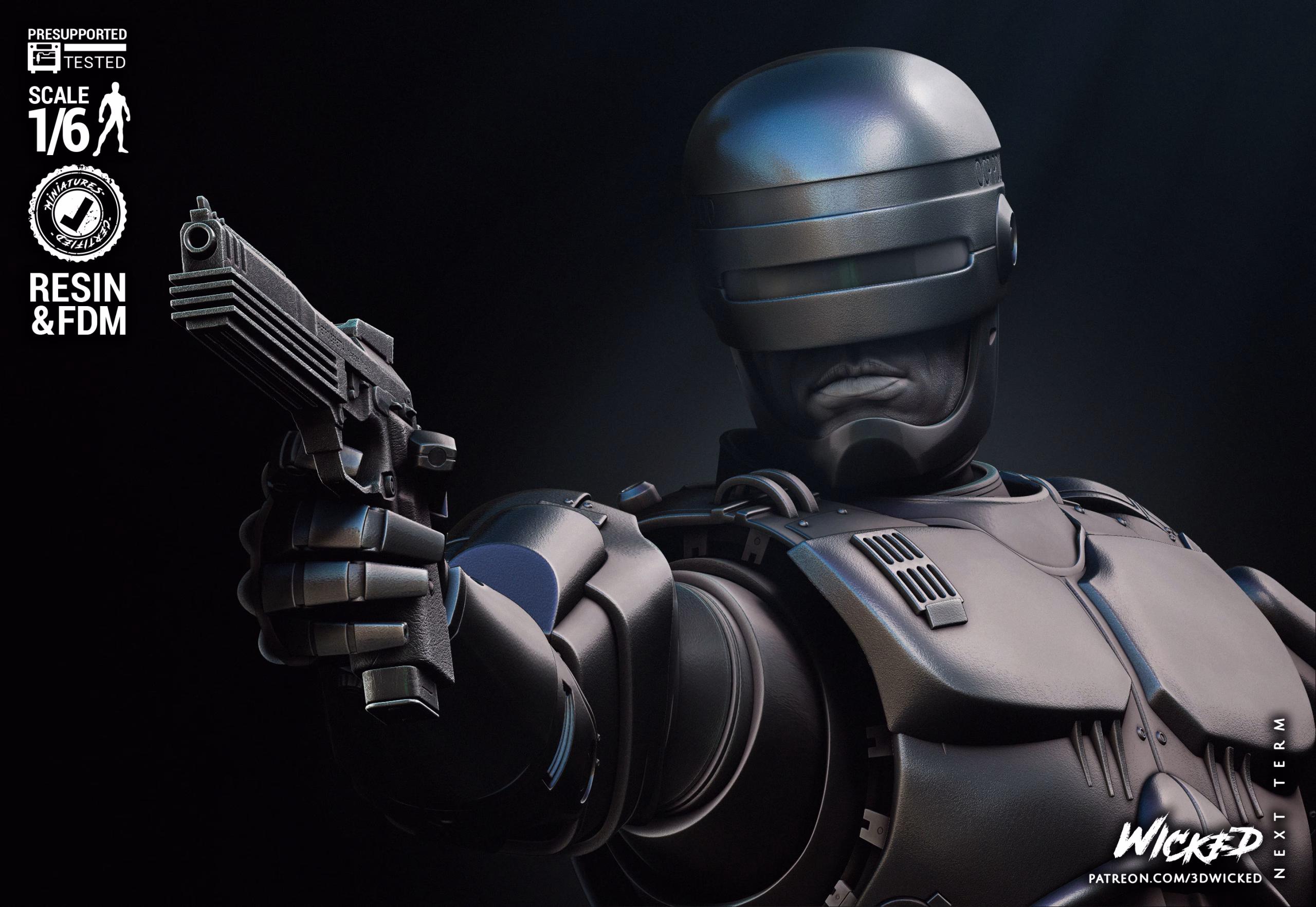 Robocop and ED209 Diorama - Image 6