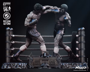 Rocky and Apollo Diorama