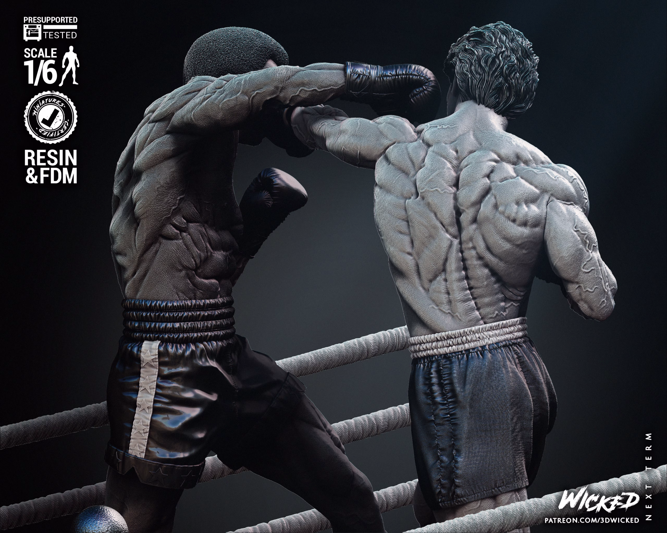 Rocky and Apollo Diorama - Image 2