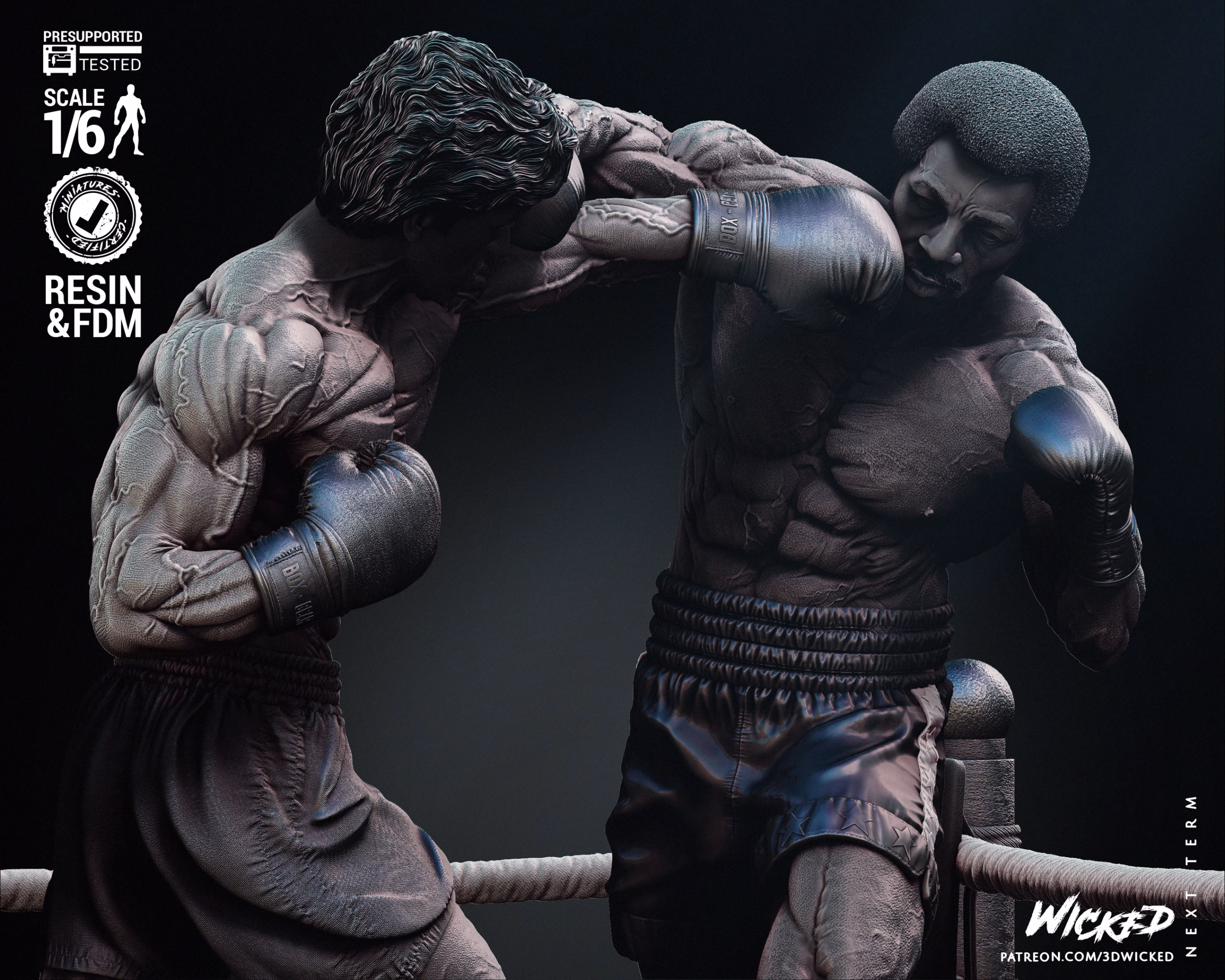 Rocky and Apollo Diorama - Image 3