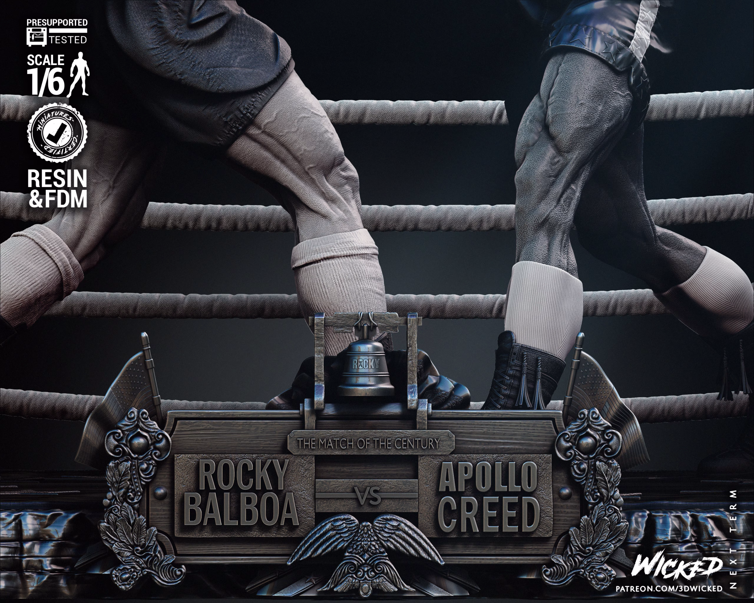 Rocky and Apollo Diorama - Image 6