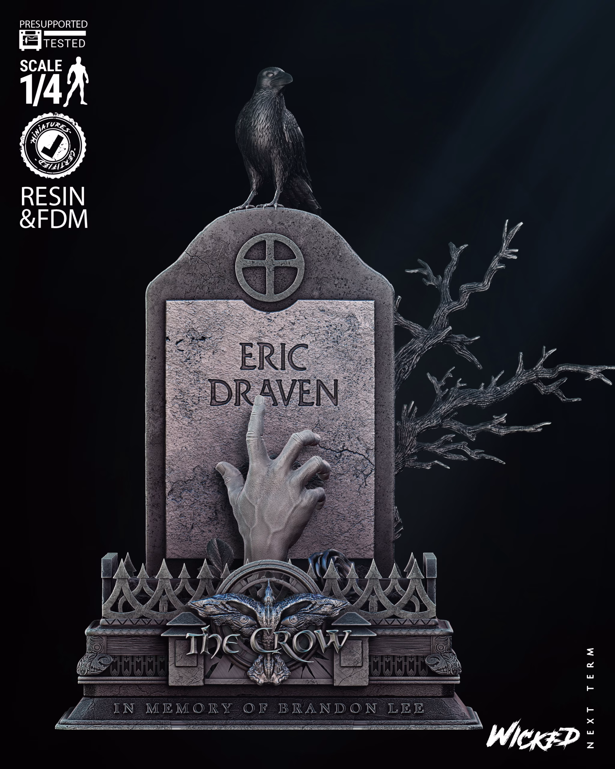 Crow Tomb Bust - Image 2