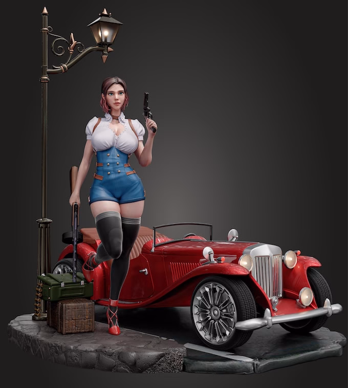 Isabella Moretti STL file for 3D printing