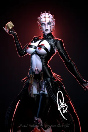 Hellraiser Female Pinhead STL file for 3D printing
