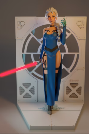 Darth Elsa STL file for 3D printing