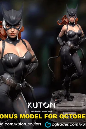 Catwoman STL file for 3D printing