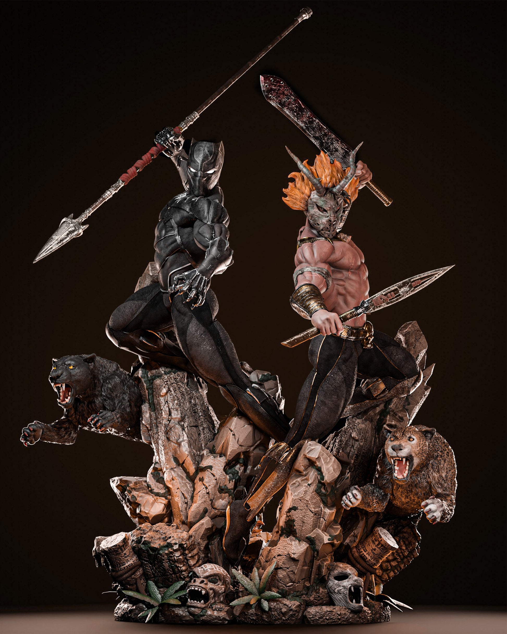 Black Panther and Killmonger - Image 17