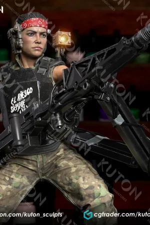 Private Vasquez STL file for 3D printing