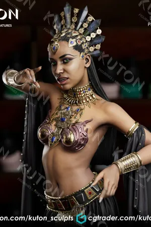 Queen Akasha STL file for 3D printing