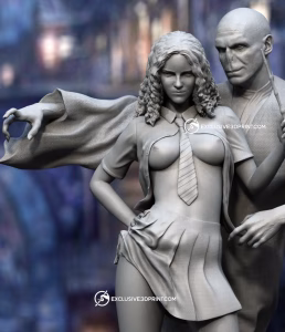 Hermione and Voldemort + NSFW