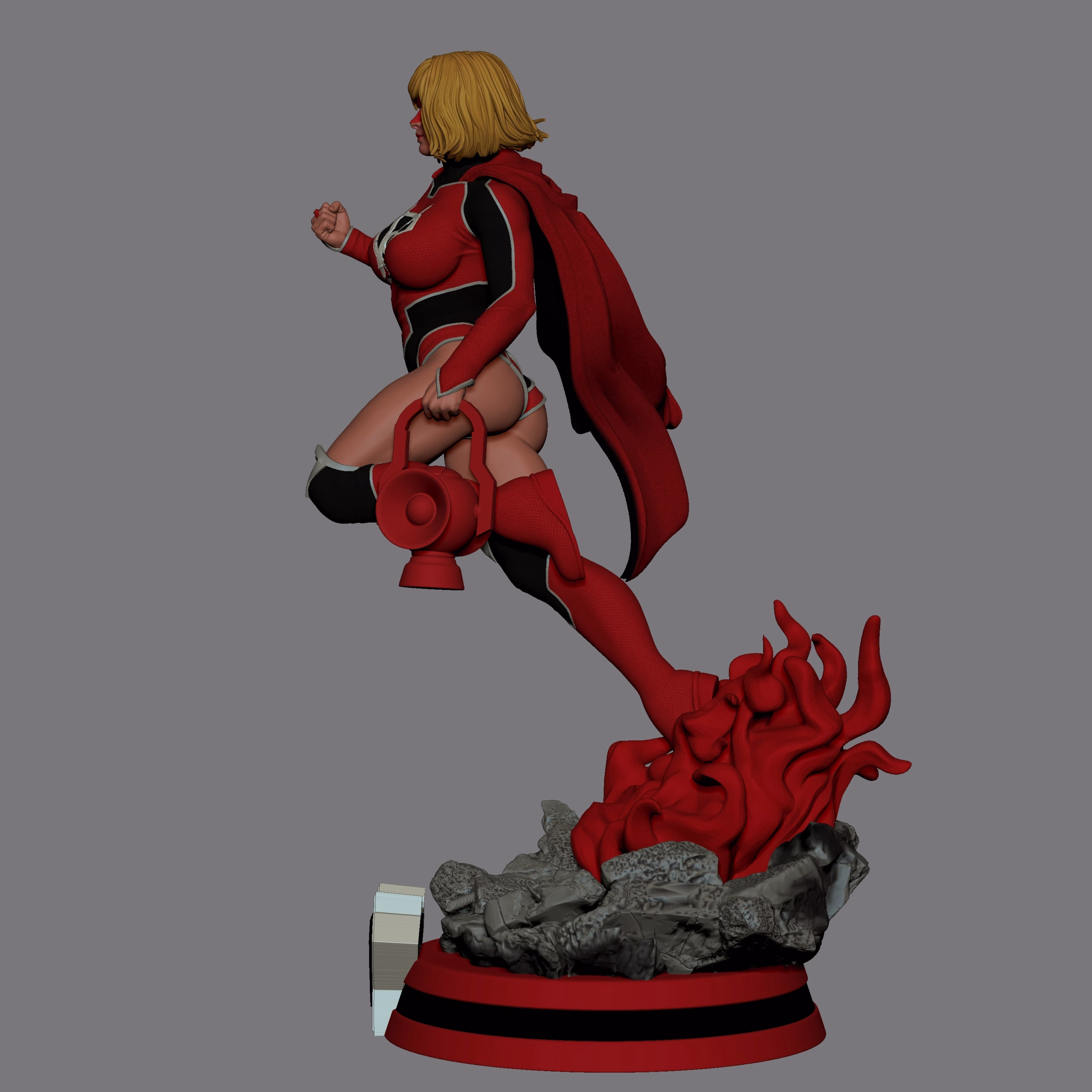 Kara ZorEl Red Lantern NSFW - Image 4