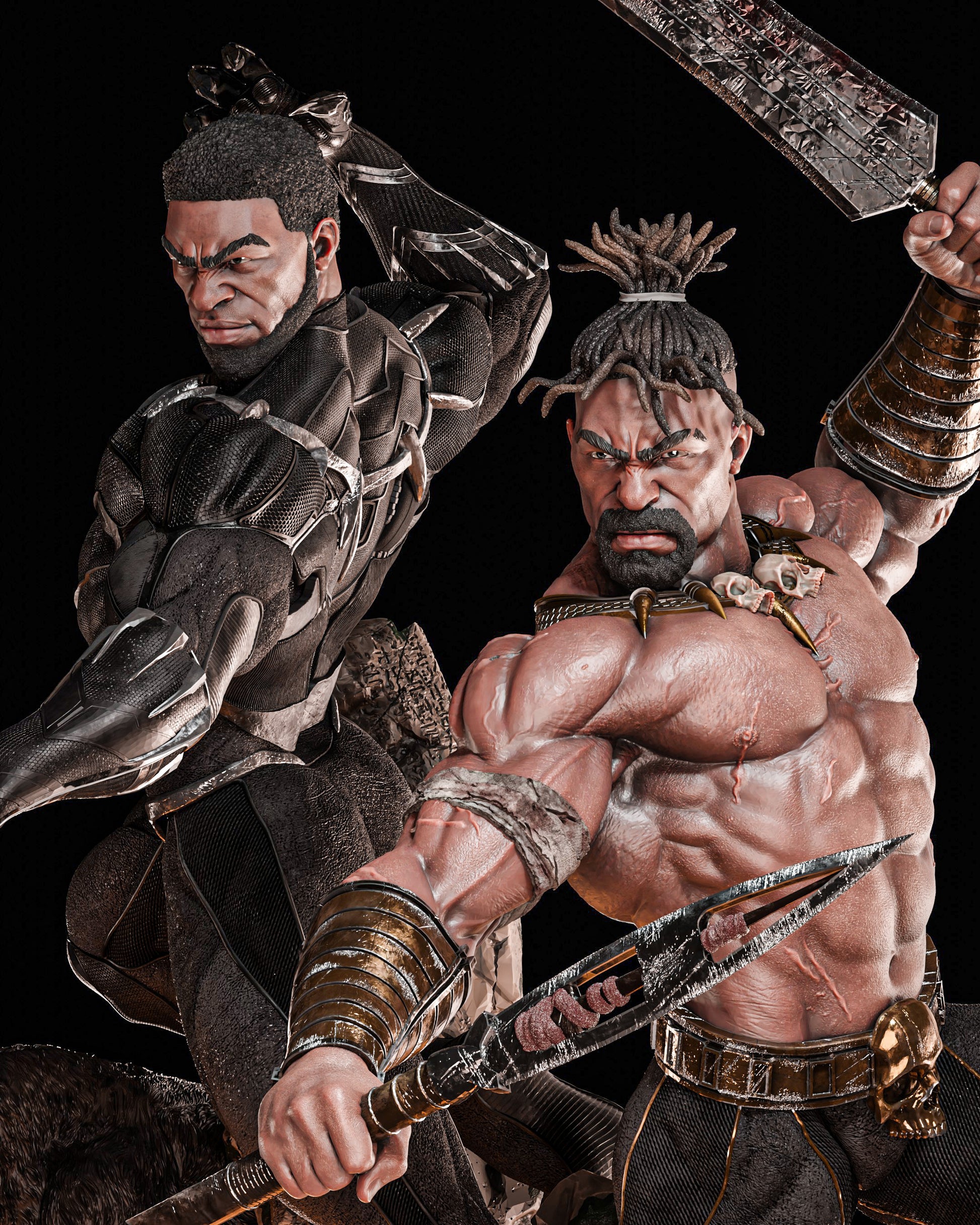 Black Panther and Killmonger - Image 23