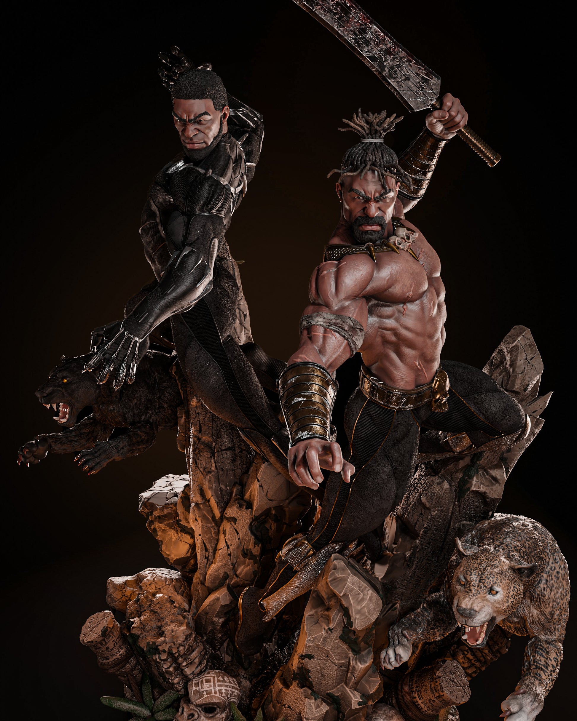 Black Panther and Killmonger - Image 24