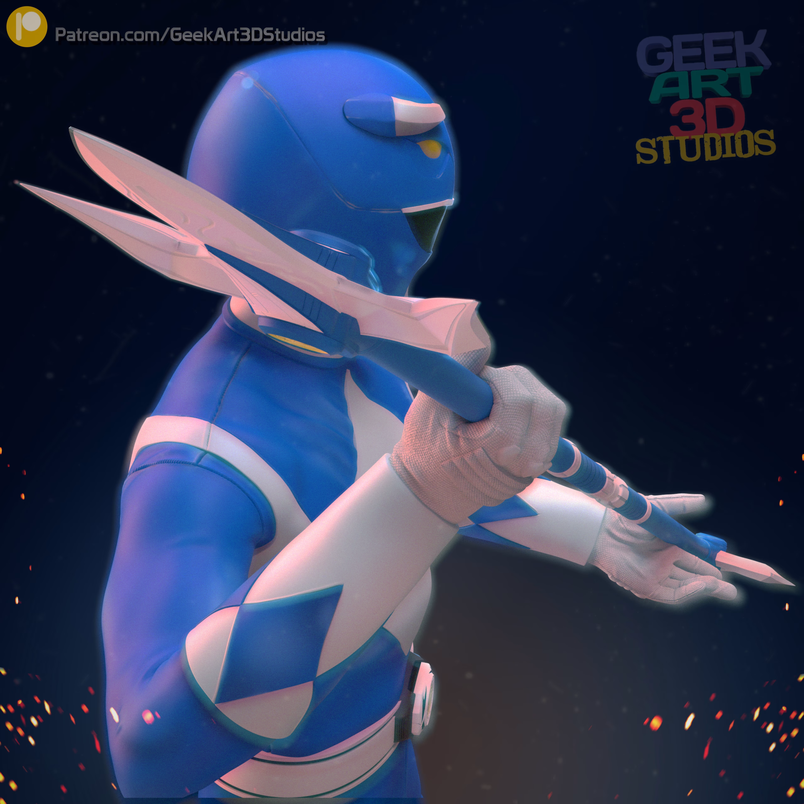 Power Ranger Blue - Image 2