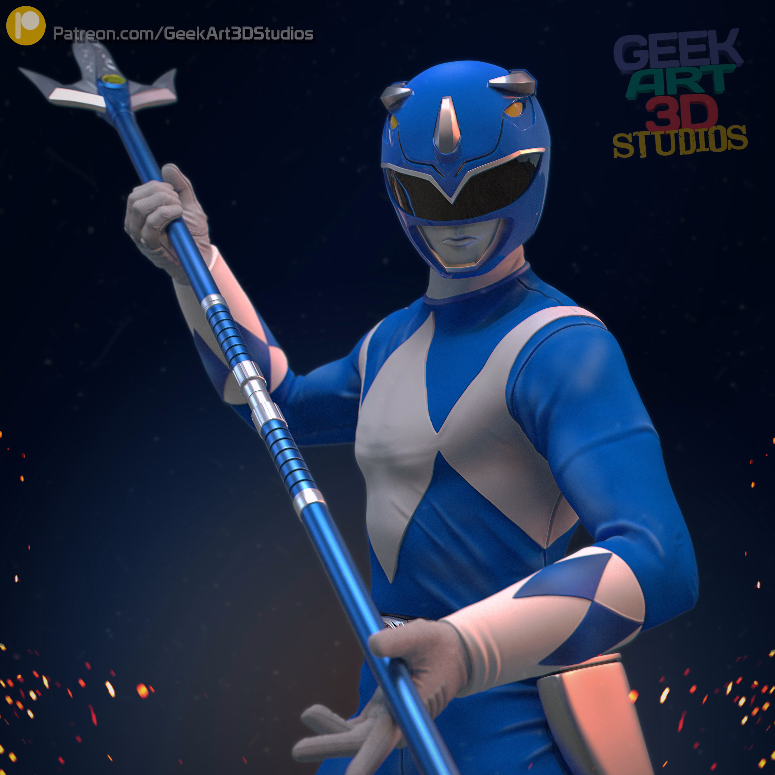 Power Ranger Blue - Image 3
