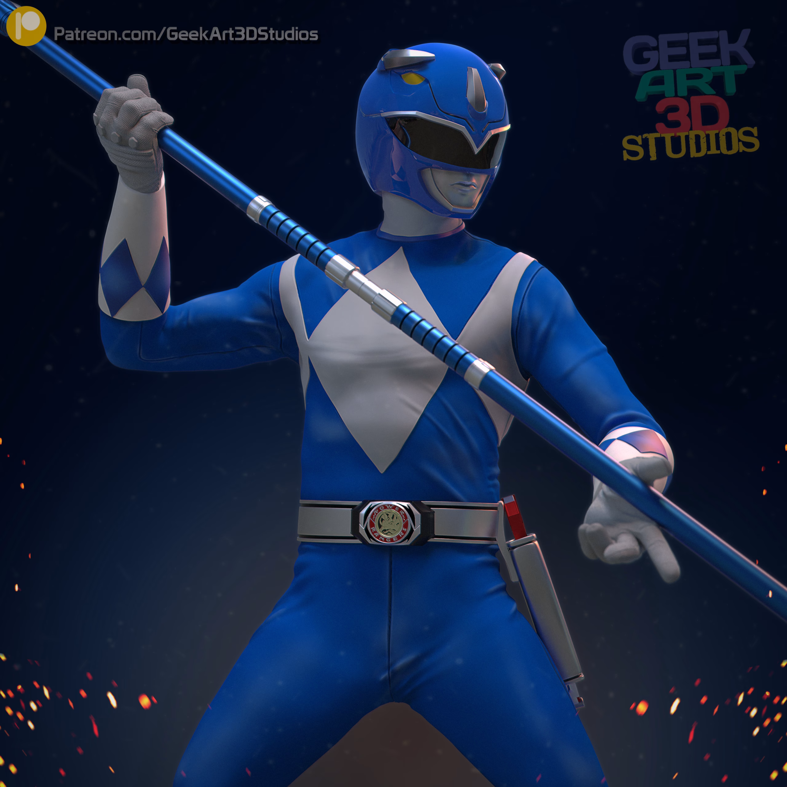 Power Ranger Blue - Image 4