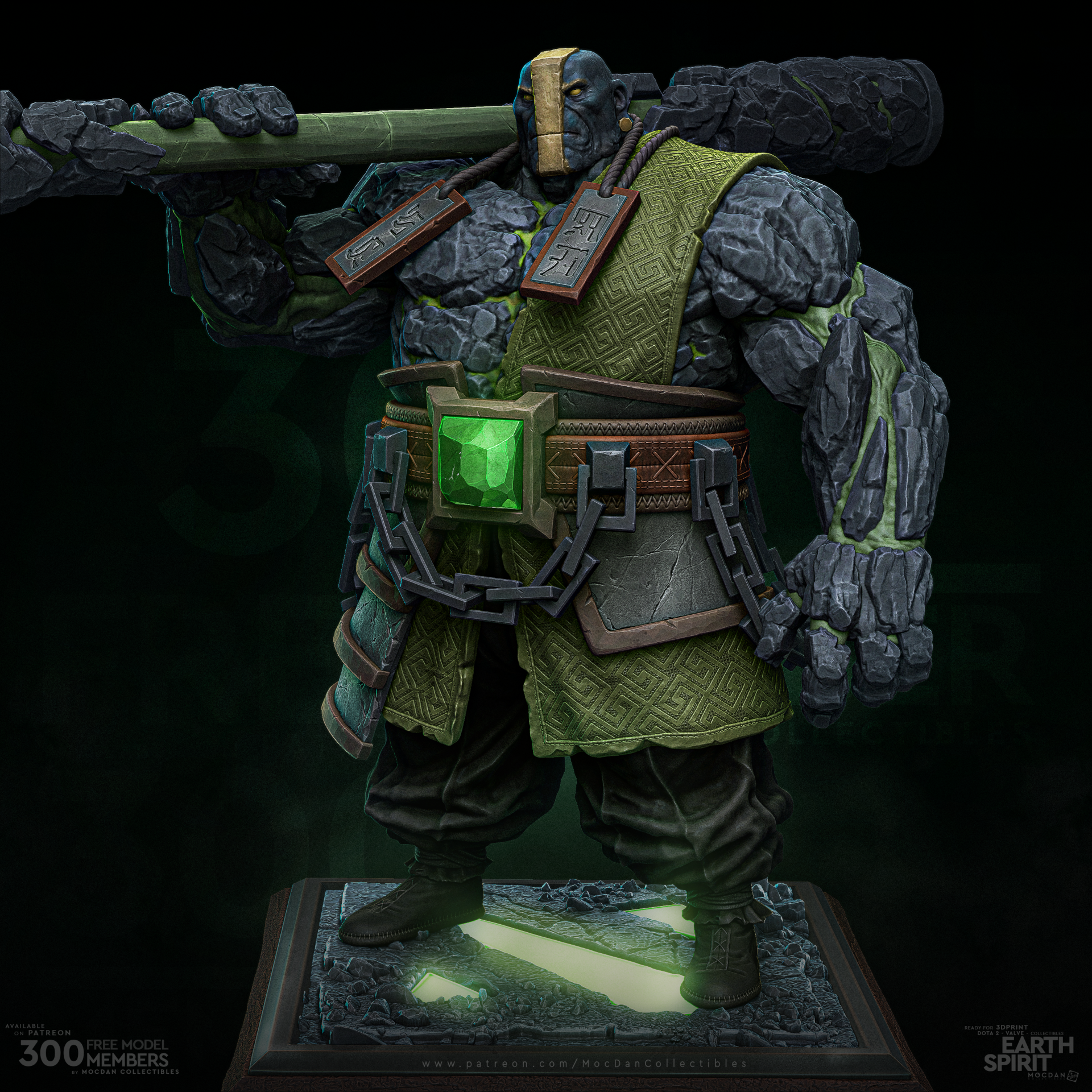 Earth Spirit STL file for 3D printing