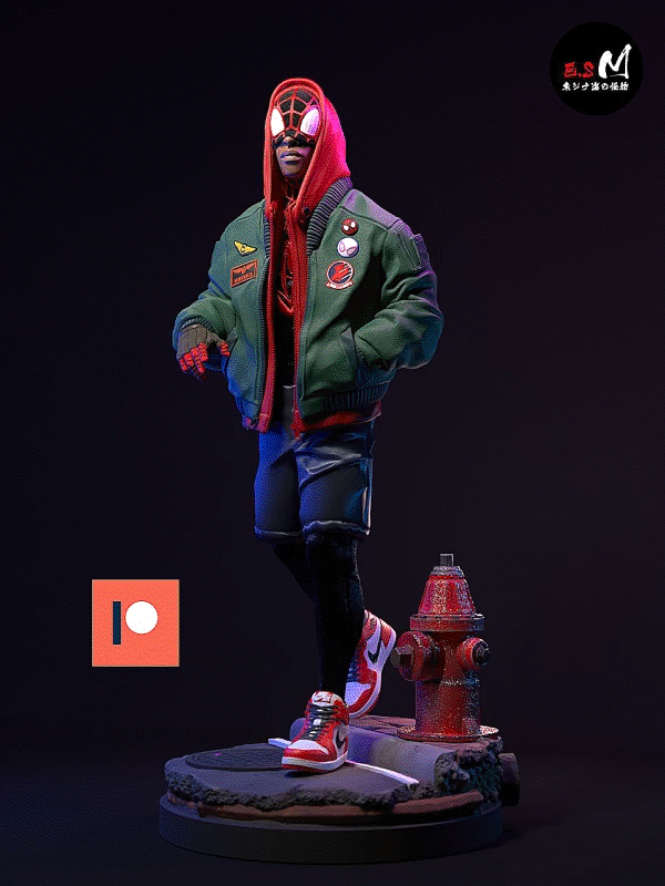 Miles Morales STL file for 3D printing