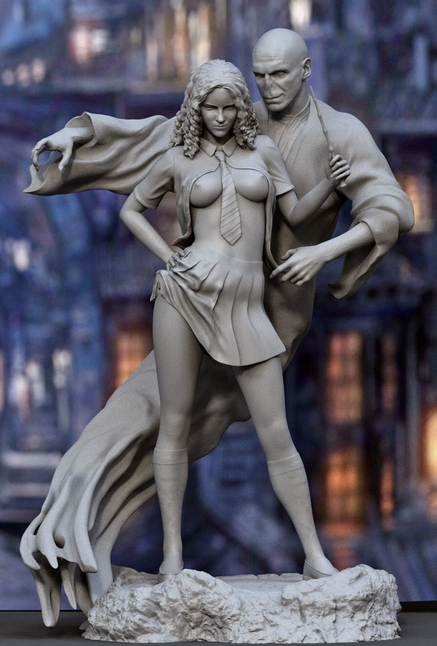 Hermione and Voldemort + NSFW - Image 4